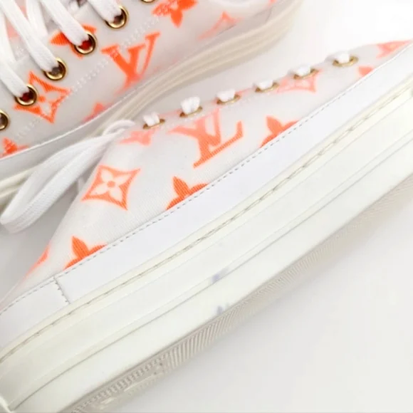 ✨️Authentic Louis Vuitton Stellar Open Back Sneaker Technical Fabric - Picture 11 of 15